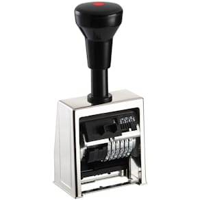 Paginiermaschine Reiner B6, 4,5 mm, silber/schwarz