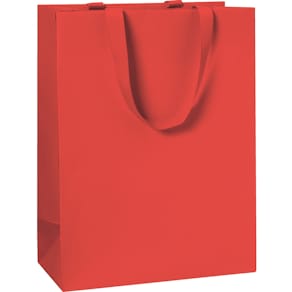 Geschenktragetasche Stewo, Uni, rot
