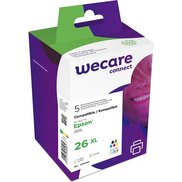 Blekk WECARE EPSON 26XL BPBCMY (5)