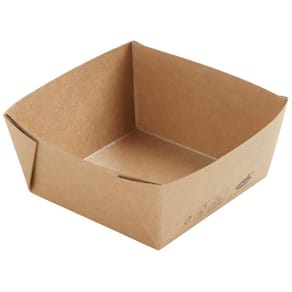 Salatbowle Duni 510 ml, brun pap, 113x113x50 mm, 300 stk