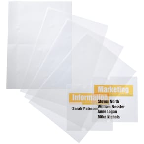 Beschriftungsfolie Durable CRYSTAL SIGN refill, 148 x 105 mm