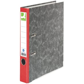 Ordner Q-CONNECT, Pappe, A4, 50 mm, rot