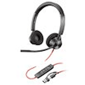 HP Poly Blackwire 3320 - Blackwire 3300 series - headset - på