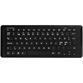 MOUSETRAPPER Type Mini Wireless Keyboard, Black