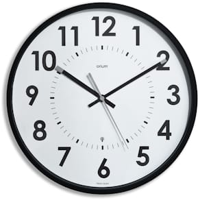 Wanduhr CEP Abyliss Funk, Ø 30 cm, schwarz