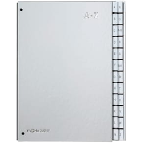 Pultordner PAGNA Color, A4, A-Z, silber