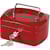 Geldkoffer Q-CONNECT, 155 x 120 x 75 mm, rood