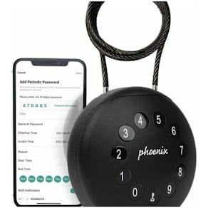 Schlüsseltresor PHÖNIX SAFE PALM KS0212EC, schwarz, 2 Haken