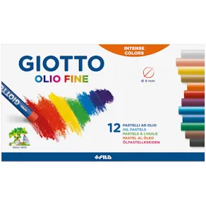 Oljepastellkrita Giotto 12/fp
