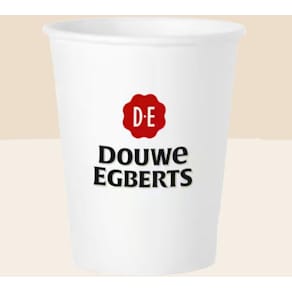 Drinkbeker Douwe Egberts, 180 ml, pak van 100 stuks