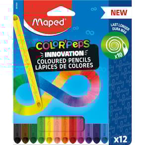Farbstiftetui Maped Color'Peps Infinity, 12 St.