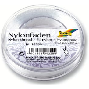 Nylonfaden Folia, auf Spule, 100 m