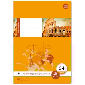 Vokabelheft Staufen Style, A4, 40 Blatt, Lin. 53, 1 Steg