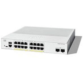 Cisco Catalyst 1300-16P-2G - Switch - L3 - Administrerad - 16 x