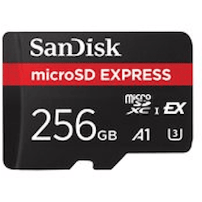 SanDisk Express - Flash-minneskort - 256 GB - mikroSDXC UHS-I