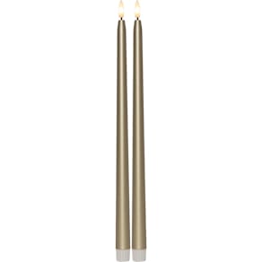 Antikljus STAR T LED 39cm guld 2/fp