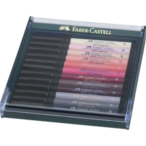 Tuschezeichner Faber-Castell PITT Artist Pen B, 12er, Skin tones