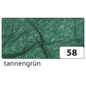 Strohseide Folia, 47 x 64 cm, tannengrün