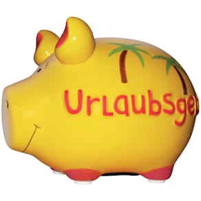 Spardose KCG Urlaubsgeld, Schwein, klein