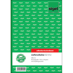 Lieferscheinbuch Sigel SD, DIN A5