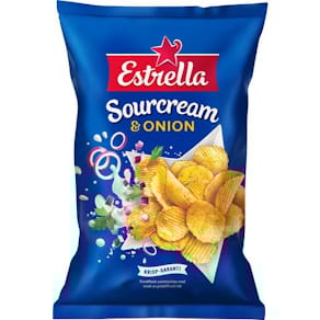 Chips ESTRELLA sourcream/onion 40g