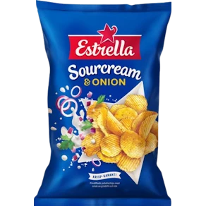 Chips ESTRELLA sourcream/onion 40g