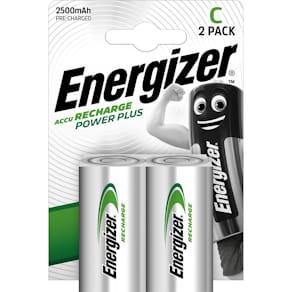 Batteri Laddbar ENERGIZER C HR14 2/FP