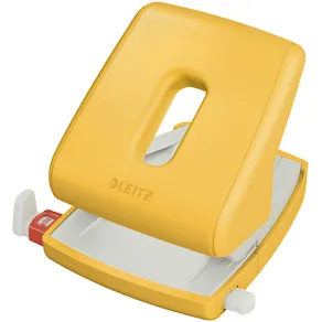 Hålslag Leitz Cosy 2 hål/30 ark EU, Gul