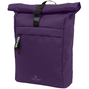 Rucksack Walker Classic Roll Top, purple velvet