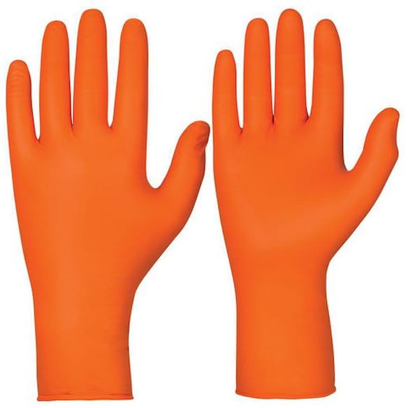 Hanske CHEMSTAR kjemi. M oransje (100)