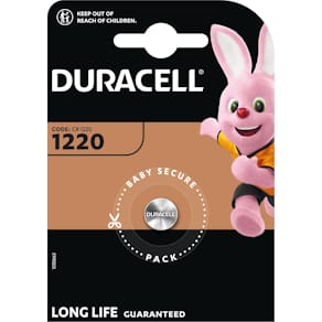 Knoopcelbatterij Duracell Specialty Electronics CR1220, blister 1