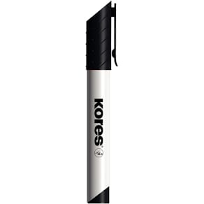 Whiteboard-/Flipchartmarker Kores, schwarz