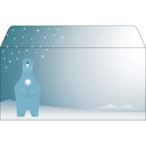Briefumschlag Sigel Weihn.Design, 25 St, Polar bear