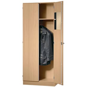 Garderobenschrank HAMMERBACHER 6200 SG, 1 Fachboden, ahorn, 80x42