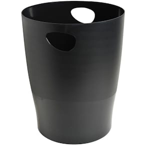 Papperskorg EXACOMPTA recycled 15L svart