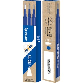 Refill PILOT Frixion 0,5mm blå 3/fp