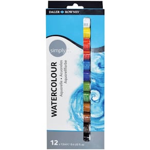 Aquarellfarben Daler Rowney Simply, 12 ml, 12er-Set