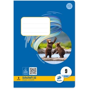 Schulheft STAUFEN STYLE, A5, 16 Blatt, Lineatur 9