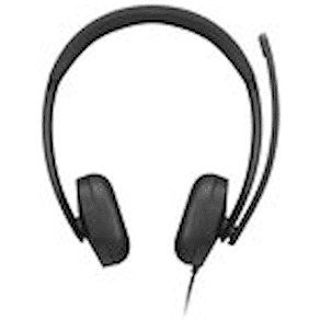 Lenovo 5000 - Headset - på örat - kabelansluten - USB-C - svart