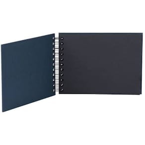 Fotospiralbuch Rössler SOHO, 19,5 x 14,5 cm, navy