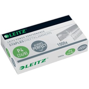 Heftklammern Leitz Power Performance P4, 24/8, verzinkt, 1000 St.