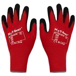 Montagehandske MY-T-GEAR nitril röd 11