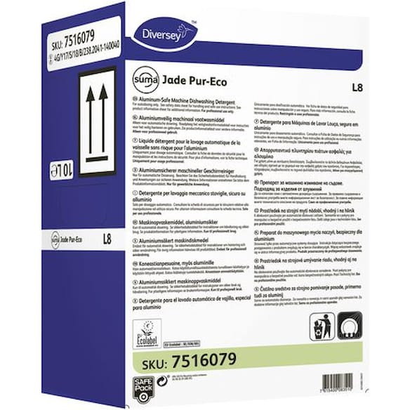 Maskinoppvask SUMA Jade Pur-Eco L8  10L