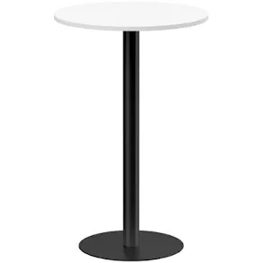 Ståbord 110cm Ø70cm vitlaminat