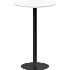 Ståbord 110cm Ø70cm vitlaminat