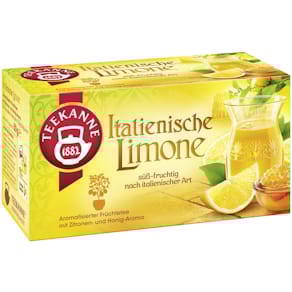 Früchtetee TEEKANNE Italienische Limone, 20 Teebeutel à 2,5 g