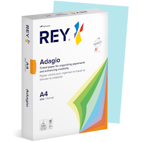 Färgat kopieringspapper Rey Adagio A4 80g 500/fp Sky