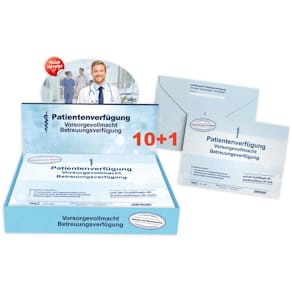 Vordruck RNK Patientenverfügung, 10+1 Stück, 220 x 162mm