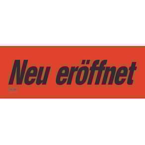 Plakatheft RNK Neu eröffnet, 53 x 19 cm, 10 Blatt