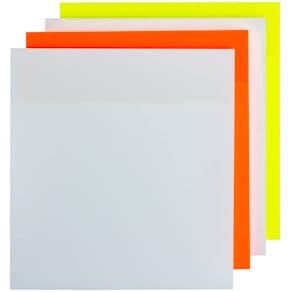 Haftnotizblock Q-CONNECT, 4x50 Blatt, PP, sortiert